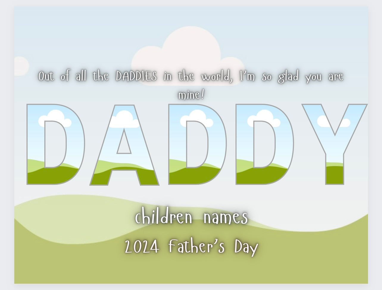 13 editable fathers editable templates (Canva)