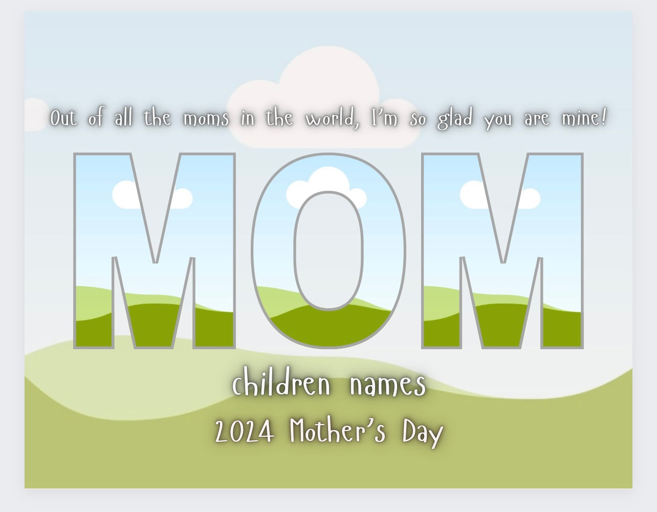 8 Mother’s Day editable templates