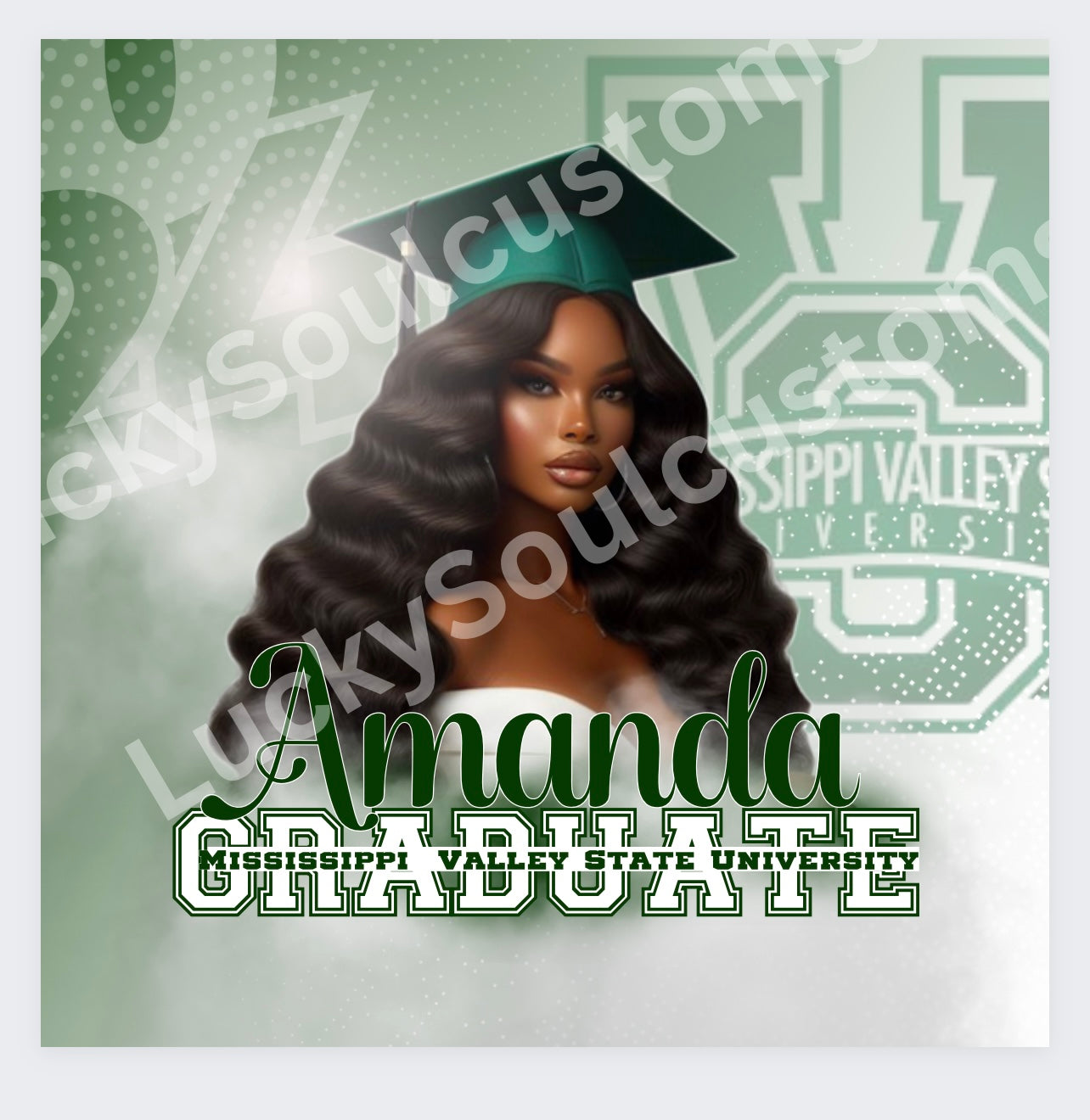 Simple Graduation editable template