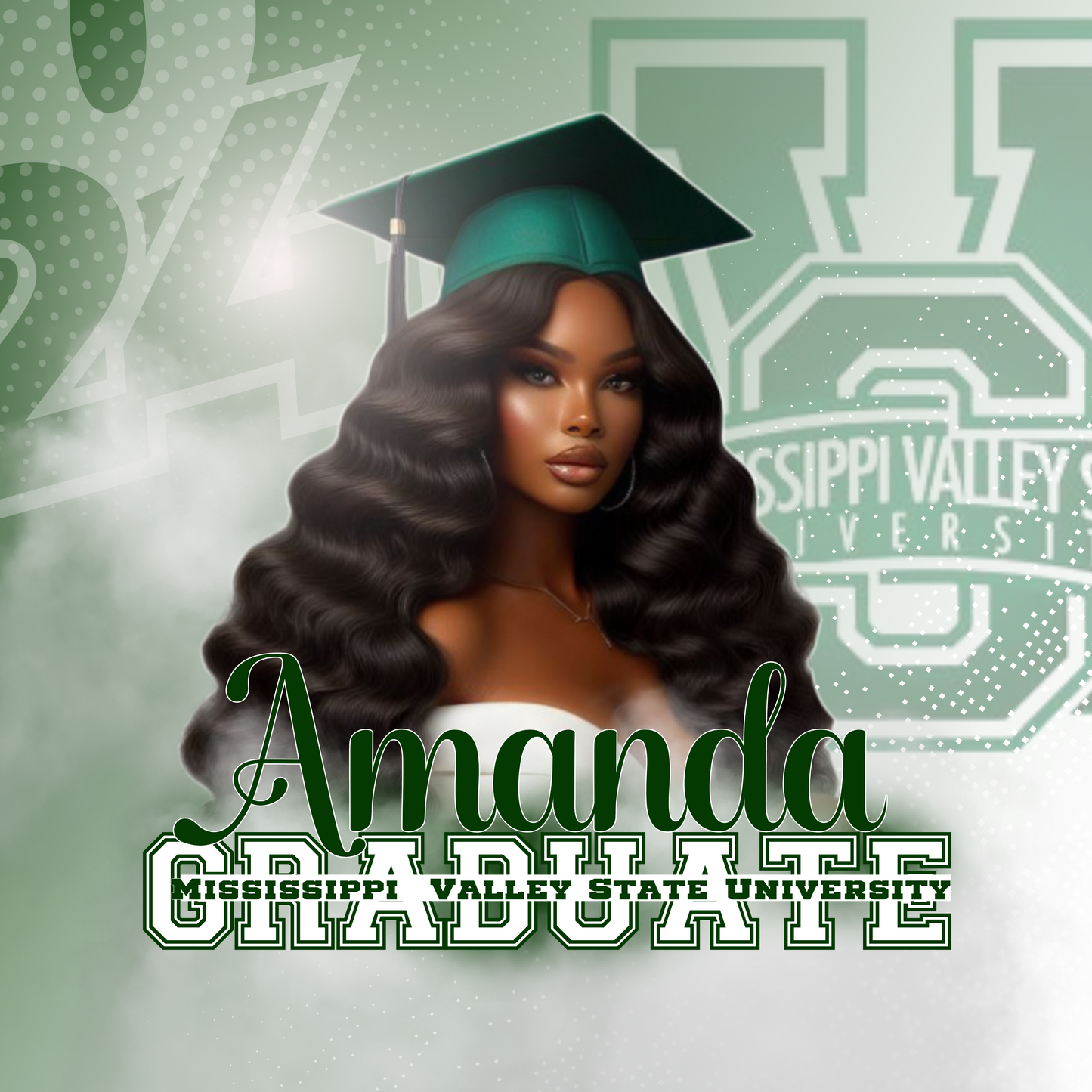 Simple Graduation editable template